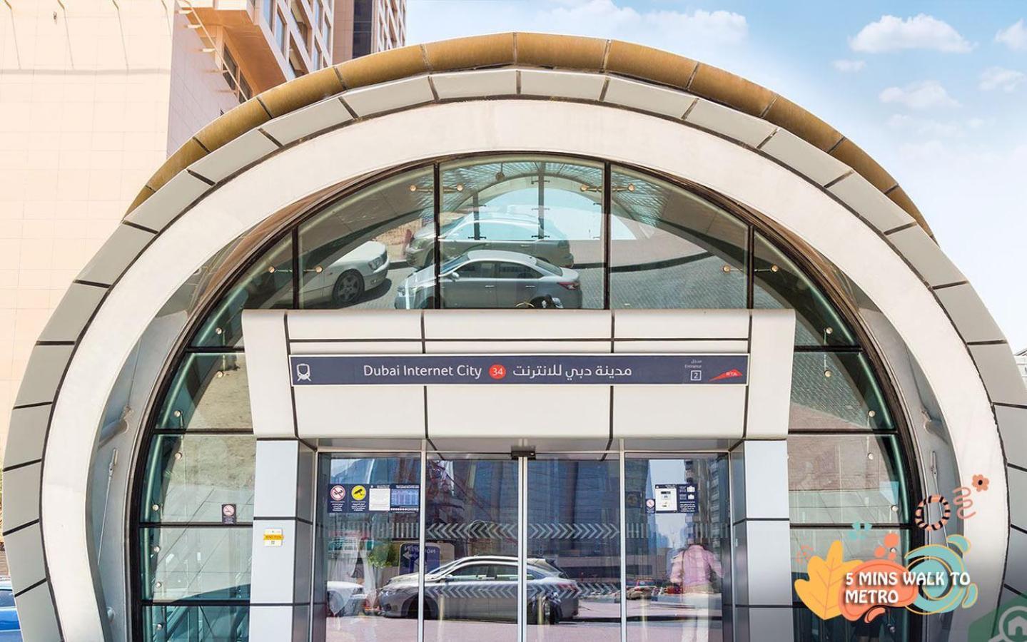 Nomad Partition Room In Barsha Heights 3 Mins To Icm Metro Dubai Exterior photo